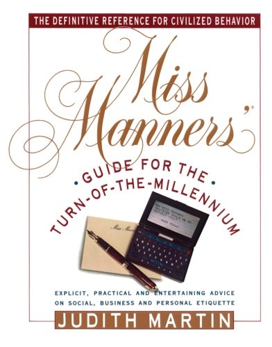 The cover of Miss Manners' Guide for the Turn-Of-The-Millenium